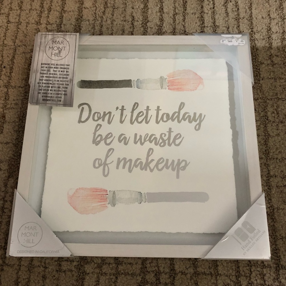 Marmont Hill Makeup Framed Artwork